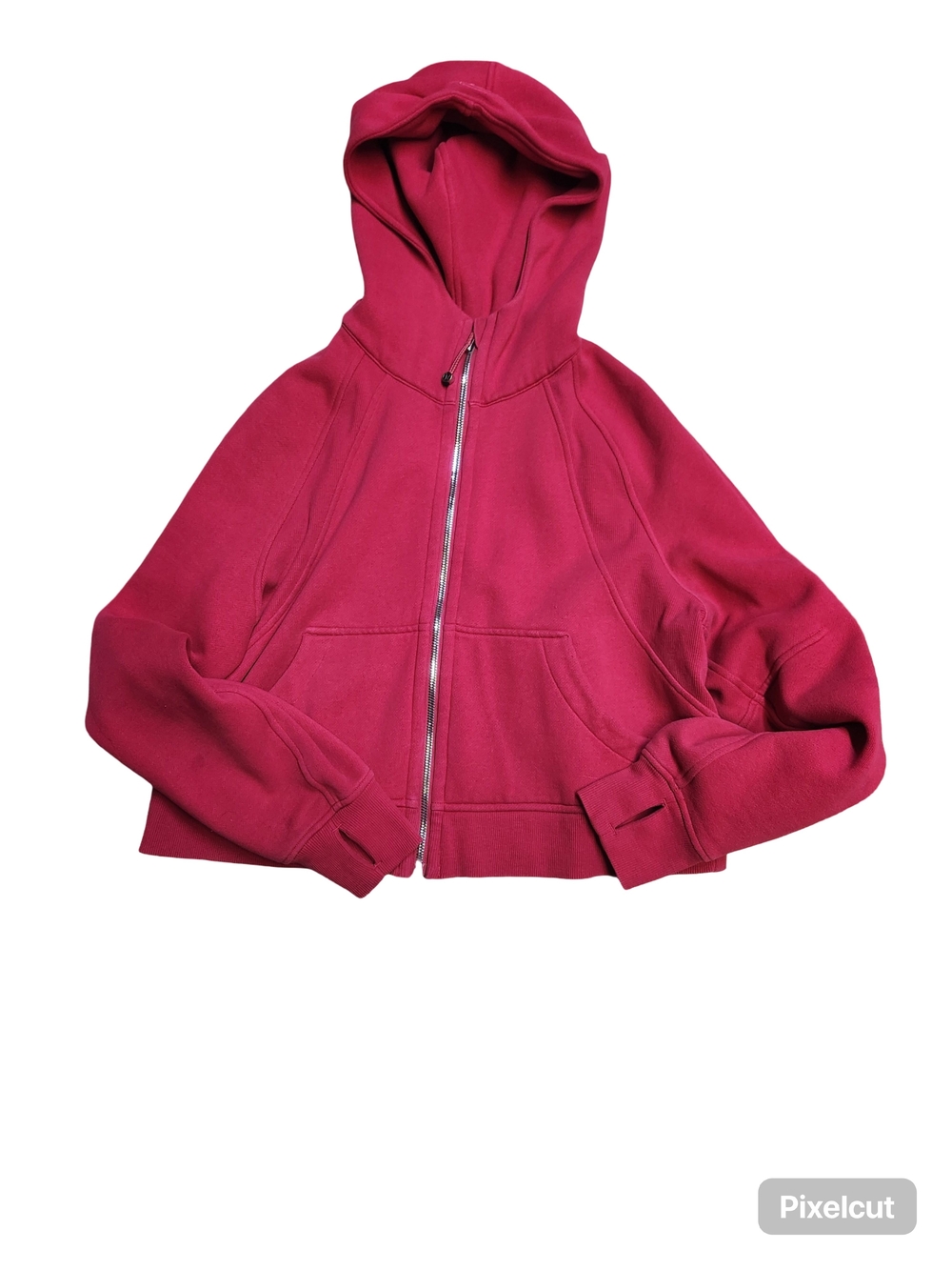 lululemon athletica Women's Scoop Neck Zip Sweater - Hot Pink - Picture 6 of 8